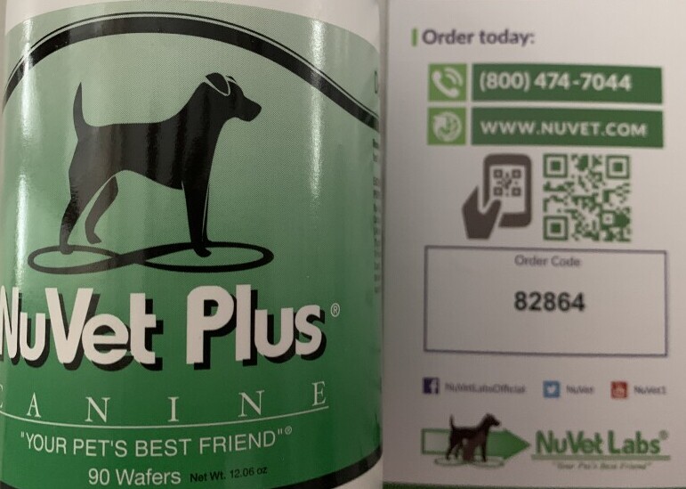 NuVet Plus Canine Supplement